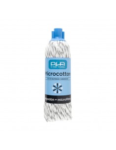 Mocho de microfibra color blanco / gris