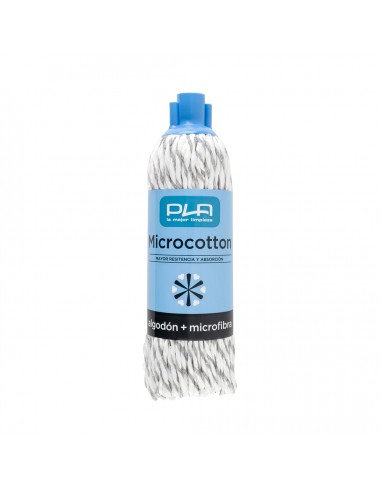 Mocho de microfibra color blanco / gris