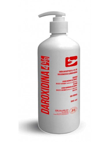 Daroxidina 4%. Envase de 500 ml.